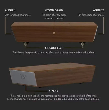 Homilit™ Rolling Knife Sharpener Kit